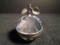 Swarovski crystal Rhodium Large Apple Photo Stand.