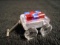 Swarovski crystal Holiday Toy Wagon.