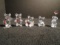 Collection of 5 Swarovski crystal Kris Bears.