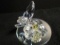Swarovski crystal Butterfly on Flower
