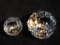 Pair of Swarovski crystal Paperweights. 