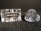 Pair of Swarovski crystal Paperweights. 