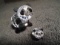 Pair of Swarovski crystal Panda's.