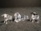 Collection of Swarovski crystal Sheep.