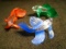 Collection of Swarovski crystal Siamese Fighting Fish.