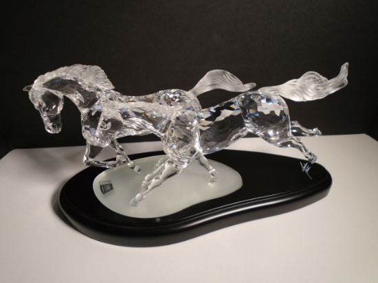 "The Wild Horses" Swarovski crystal. Limited Designer Edition # 9310/10,000. Celebrating 25 years of