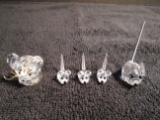 Collection of 5 Swarovski crystal Mice.