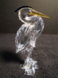 Swarovski crystal Silver Heron.
