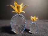 Pair of Swarovski crystal Pineapples.