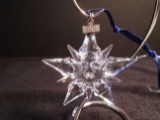 Swarovski crystal star Christmas Ornament, 2001  Limited Edition.