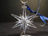 Swarovski crystal star Christmas Ornament, 2005  Limited Edition.