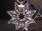 Swarovski crystal snowflake Christmas Ornament, 2003 Limited Edition.