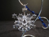 Swarovski crystal star Christmas Ornament, 2004 Limited Edition.