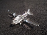 Swarovski crystal Airplane.