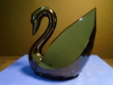Swarovski Crystal Jet Swan.