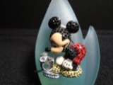 Swarovski crystal Brooch/pin, multi colored stones, Mickey Mouse and mouse.