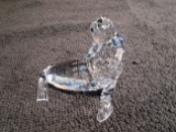 Swarovski crystal Mother Sea Lion.  Part of the 