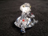 Swarovski crystal Doll.  Part of the 