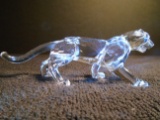 Swarovski crystal Leopard.