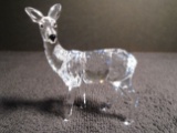 Swarovski crystal Doe & Fawn.