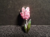 Swarovski crystal Mothers Day Tulip Pin/Brooch.