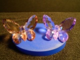 Pair of Swarovski crystal Butterflies.