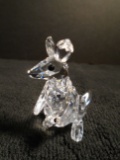 Swarovski crystal Mother Kangaroo with Baby.