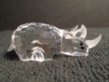 Swarovski crystal Small Rhinoceros.