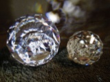 Pair of Swarovski crystal Paperweights. 