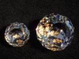 Pair of Swarovski crystal Paperweights. 