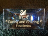 Swarovski crystal Title Plaque, 