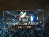 Swarovski crystal Title Plaque, 