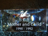 Swarovski crystal Title Plaque, 