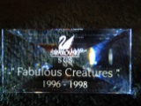 Swarovski crystal Title Plaque, 