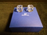 Swarovski crystal Blue Dice (set of 2)