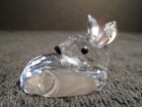 Swarovski crystal Roe Deer Fawn.