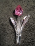 Swarovski crystal Pink Tulip