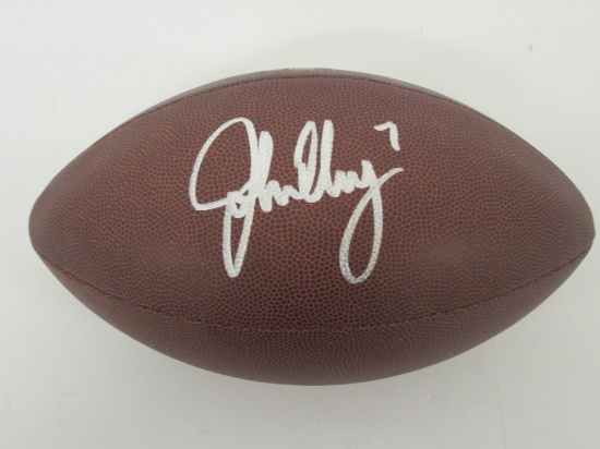 John Elway Denver Broncos signed autographed football Certified Coa