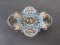 Antique French ChamplevÃ© Enamel Pin Tray