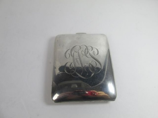 Elgin Am Mfg. Co. Sterling cigarette case. Monogramed