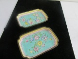 Antique Chinese Enameled Pin Trays