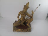 Gilded Bronze Thai Prince Sculpture