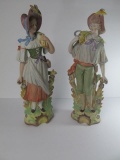 German Bisque Porcelain Figurines