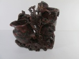 Vintage Chinese Soapstone Carving Vases