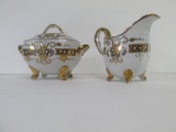 Vintage Enameled Porcelain Set