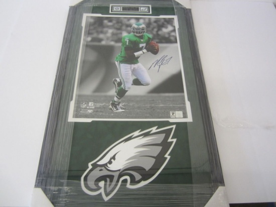 Michael Vick Philadelphia Eagles Hand Signed Autographed Framed 16x20 Photo JOSports Certified