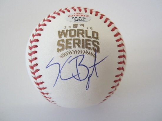 Kris Bryant Chicago Cubs Hand Signed Autographed 2016 World Series Baseball Paas Certified.