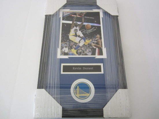 KEVIN DURANT GOLDEN STATE WARRIORS SIGNED AUTOGRAPHED 8X10 PHOTO COA