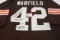 Paul Warfield Cleveland Browns signed brown jersey w/inscriptions CAS COA