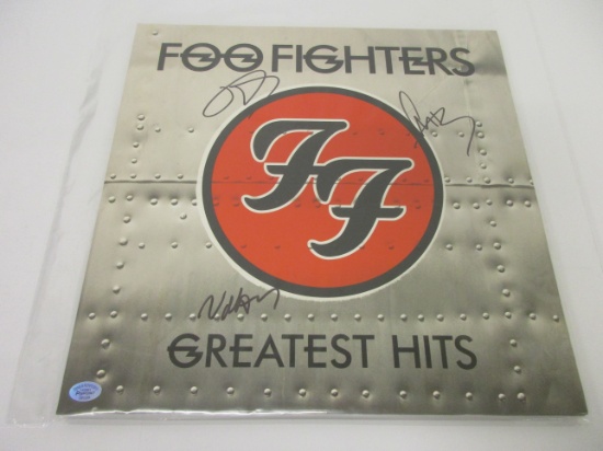 Foo Fighters signed autographed record album Certified Coa